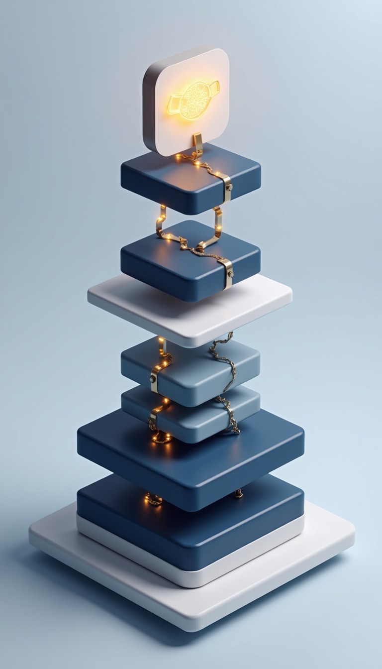 Download Ascending Data Tower Image - Isometric, 3d, Corporate | StockCake