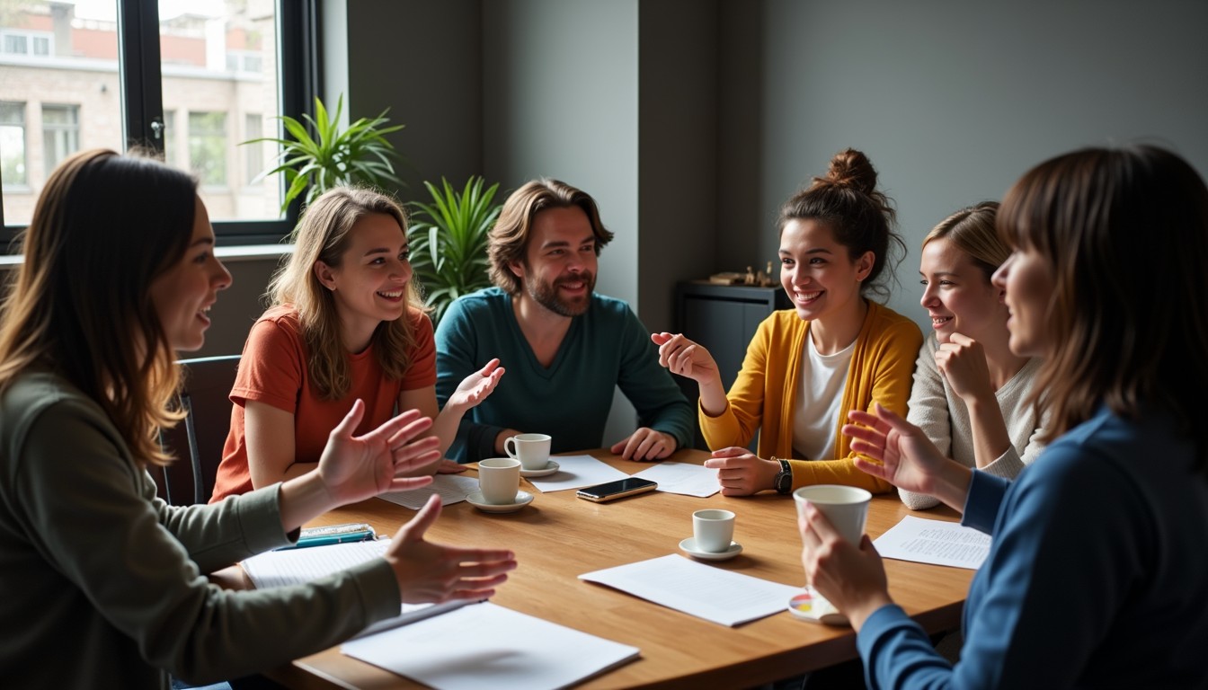 Free Collaborative table discussion Image - Discussion, Community ...