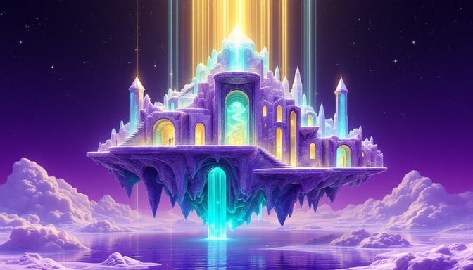 Free Floating Crystal Palace Image - Palace, Crystal, Floating ...