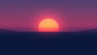 Free Minimal Sunset Glory Image - Sunset, Minimal, Orange | Download at ...