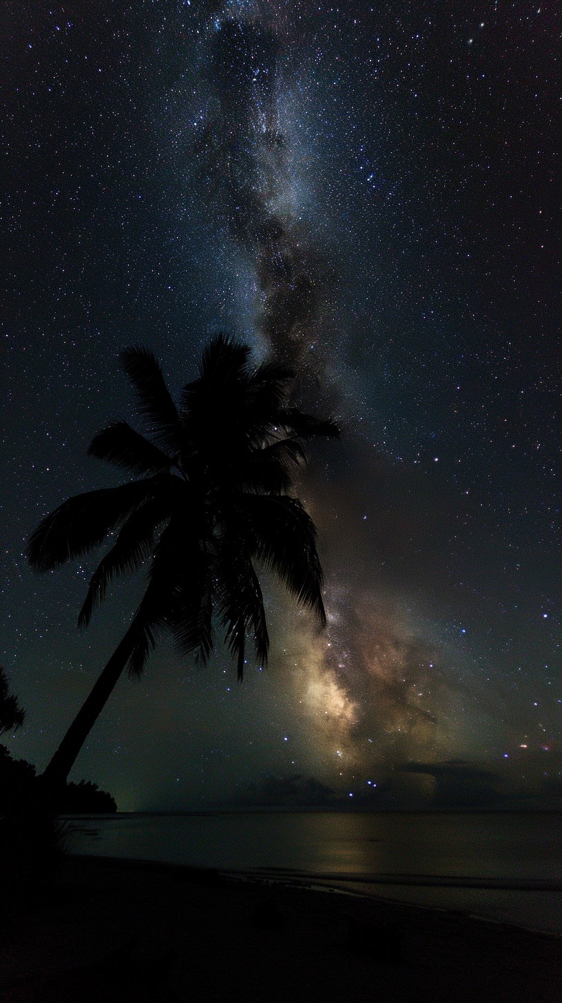 Free Starry Beach Night Image - Starry, Beach, Night | Download at ...