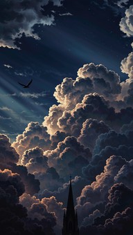 Free Gothic Storm Cathedral Image - Gothic, Storm, Clouds | Download at ...