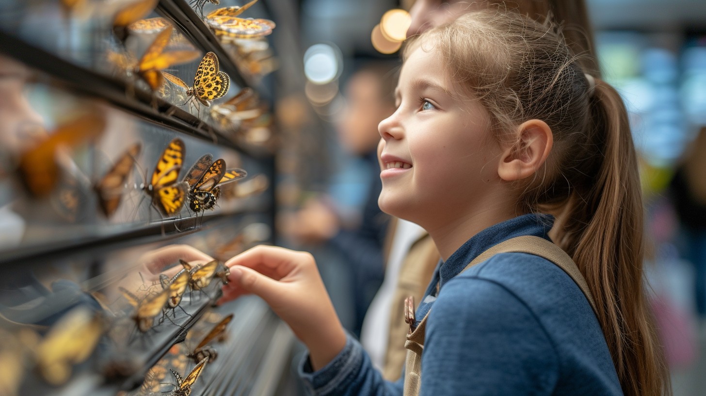 Free Child Observes Butterflies Image - Child, Butterflies, Curiosity ...