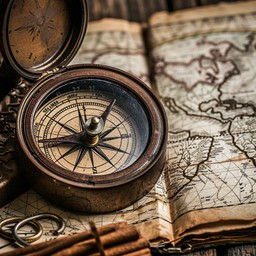 Free Vintage Compass Navigation Image - Compass, Navigation, Map ...