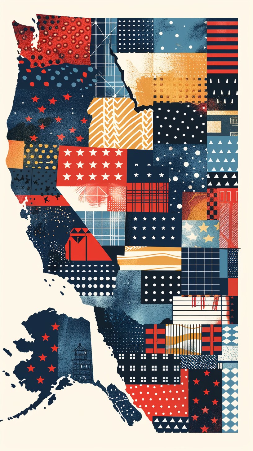 Free Abstract USA Map Photo - Abstract, Map, Usa | Download at StockCake