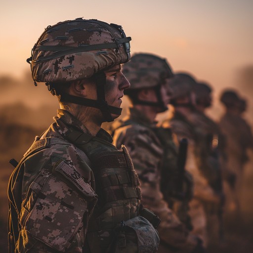 Free Soldiers Standing Guard Image - Soldiers, Military, Sunset ...