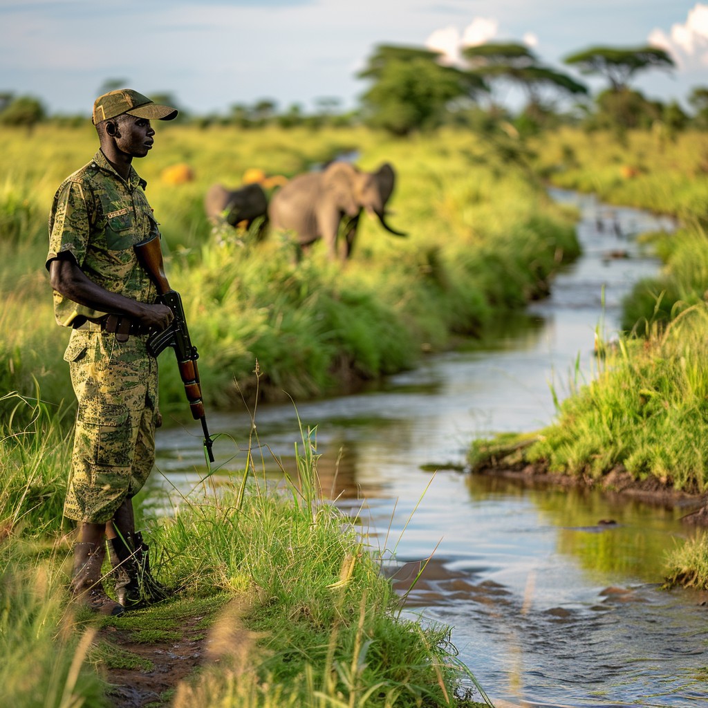 Free Guarding Wildlife Sanctuary Photo - Ranger, Wildlife, Elephants ...