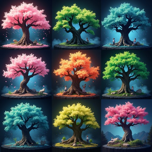 Free Magical Tree Collection Image - Trees, Anime, Fantasy | Download ...