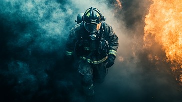 Free Firefighter in action Image - Firefighter, Bravery, Emergency ...