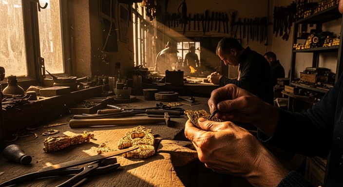 Free Artisan Shaping Gold Image - Goldsmith, Artisan, Craftsman ...