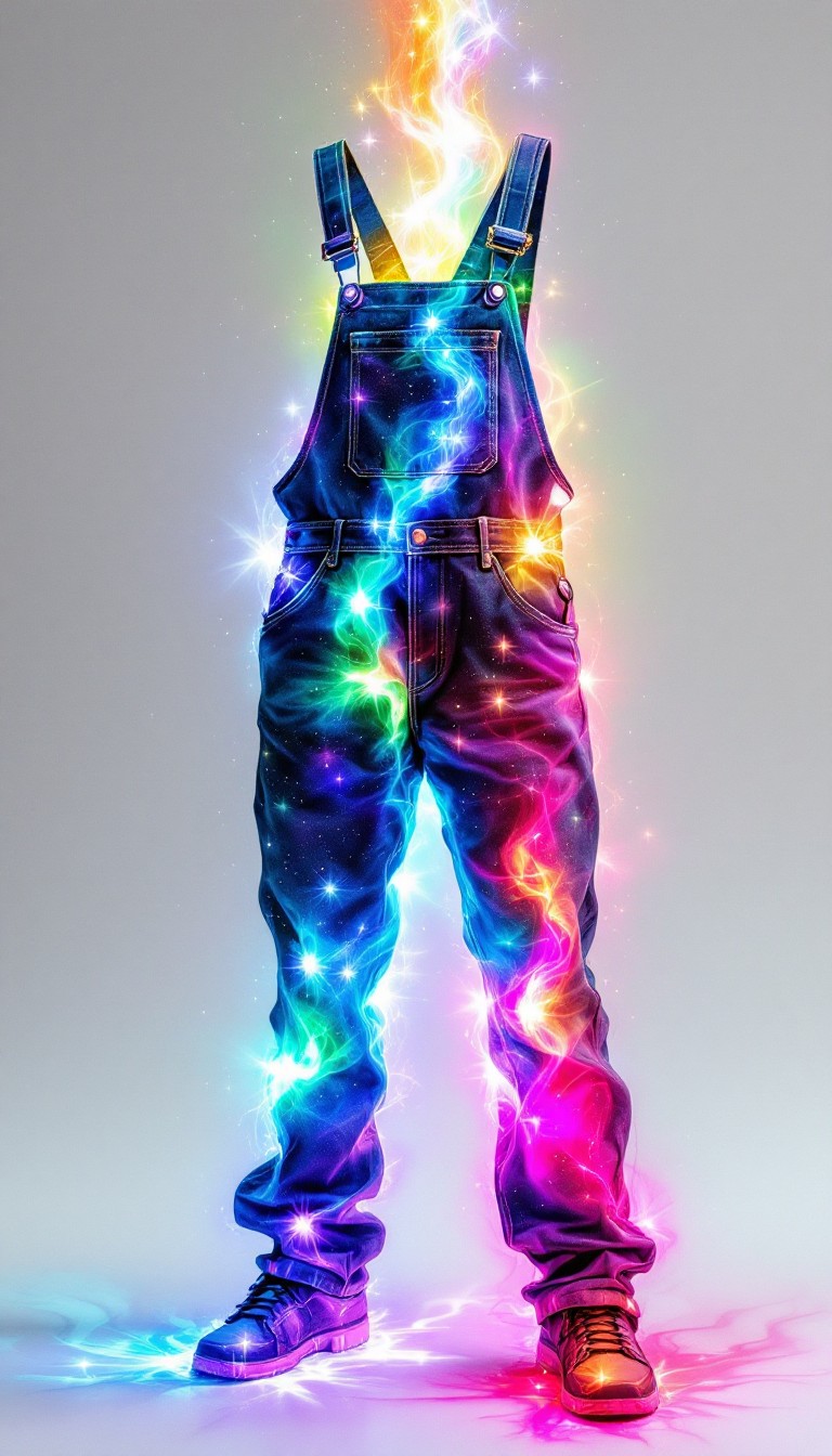 Free Cosmic Rainbow Overalls Image - Rainbow, Overalls, Magical ...