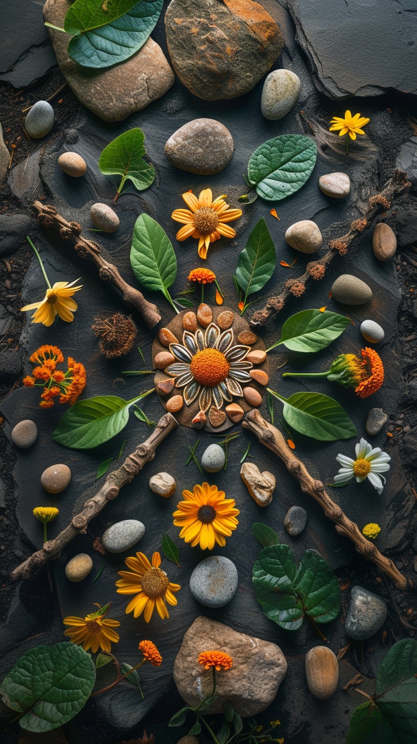 Naturally Display Download Nature’s Artful Display Image - Nature, Art, Stones | StockCake