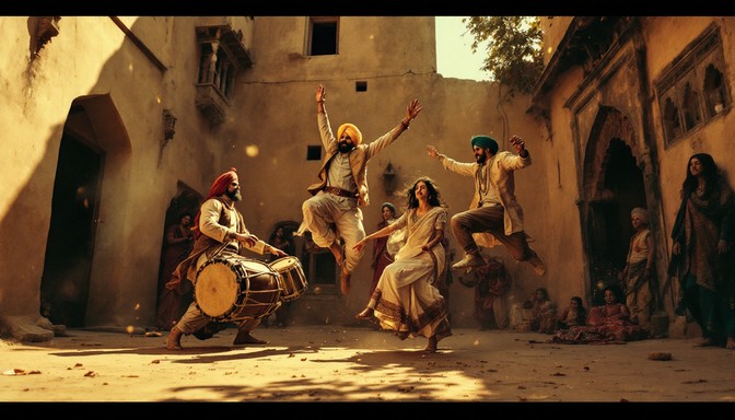 Download Punjabi Dance Celebration Image - Bhangra, Punjabi, Dance