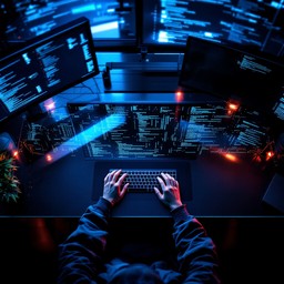 Free Digital Workspace Glow Image - Workspace, Developer, Coding ...