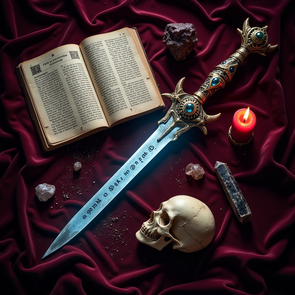 Download Ancient Ritual Dagger Image - Dagger, Ritual, Occult | StockCake