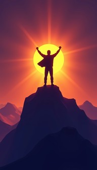 Free Conquer Your Peak Image - Victory, Summit, Silhouette | Download ...