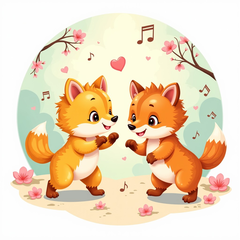 Free Dancing Fox Cubs Photo - Foxes, Cubs, Dancing | Download at StockCake