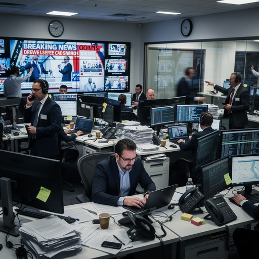 Free Breaking News Chaos Image - Newsroom, Journalists, Reporters ...
