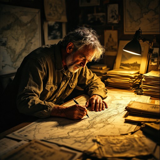 Free Cartographer At Work Image - Cartographer, Maps, Navigation ...