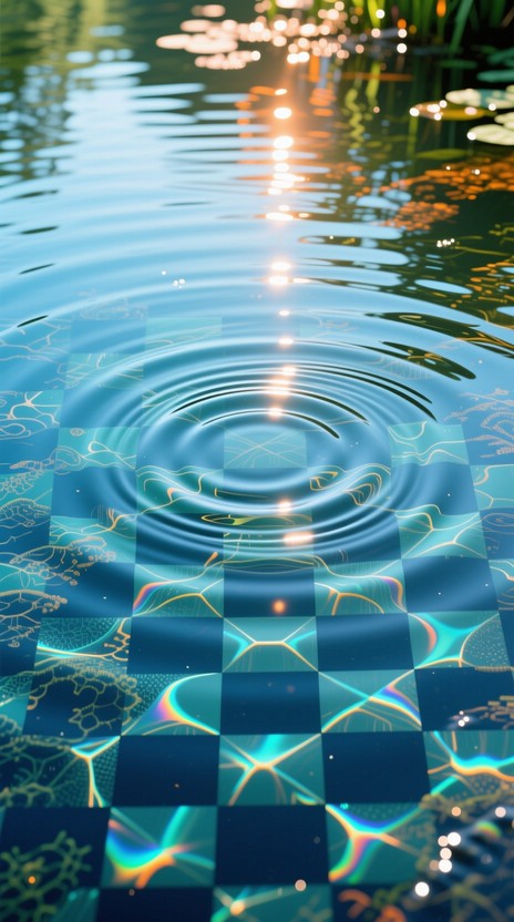 Water Geometry Ripples Free Rippling Water Geometry Image - Ripples, Circles, Teal | Download ...