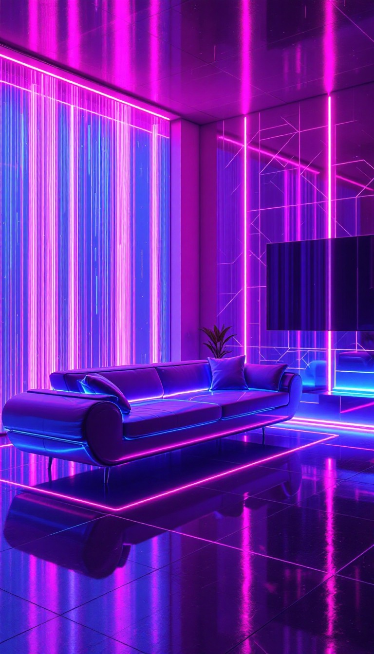 Free Neon Dream Room Image - Cyberpunk, Neon, Futuristic | Download at ...