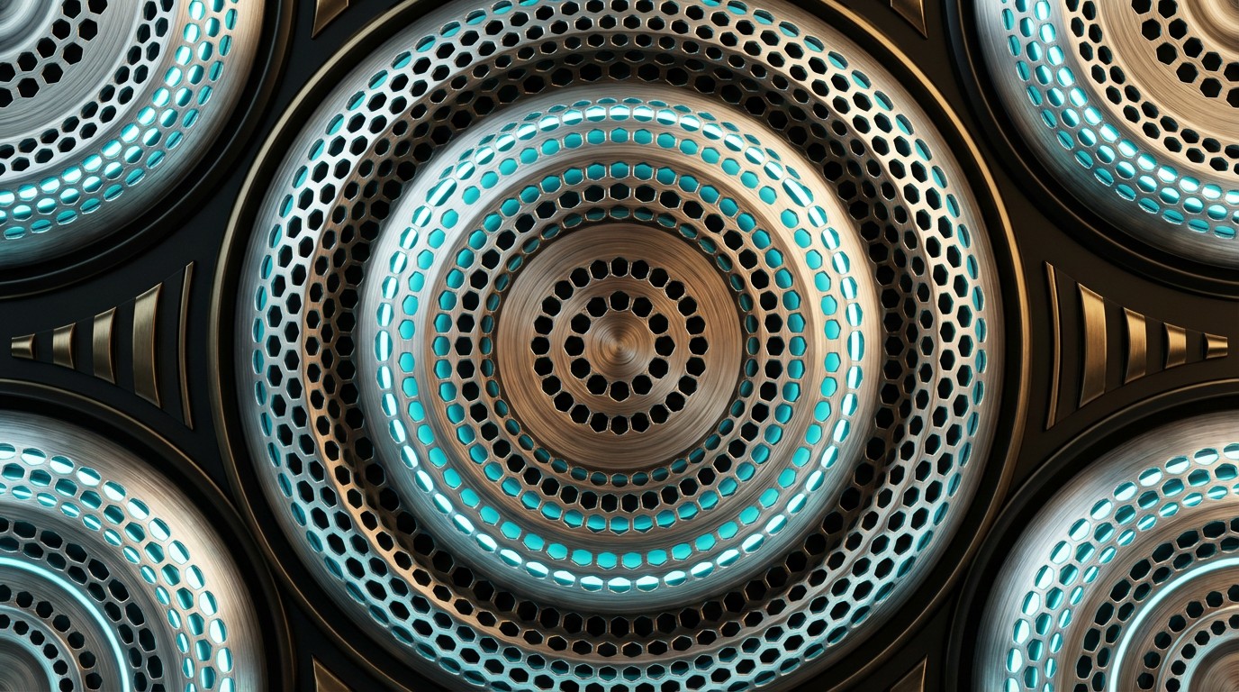 Free Geometric Speaker Texture Image - Geometric, Metallic, Pattern ...