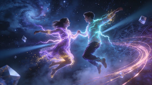 Free Cosmic Love Dance Image - Couple, Dancing, Cosmic | Download at ...