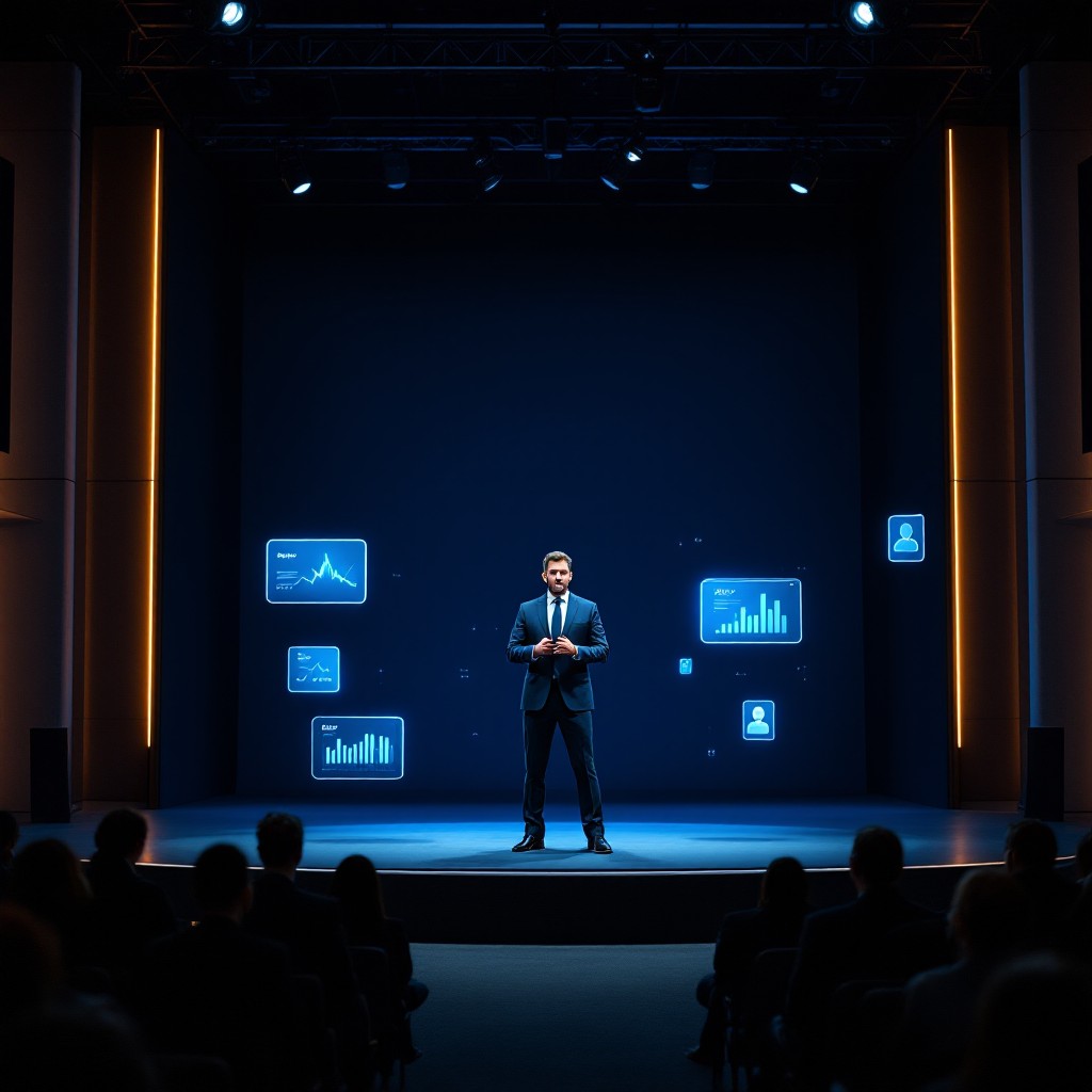 Free Visionary Tech Presenter Image - Presentation, Business ...