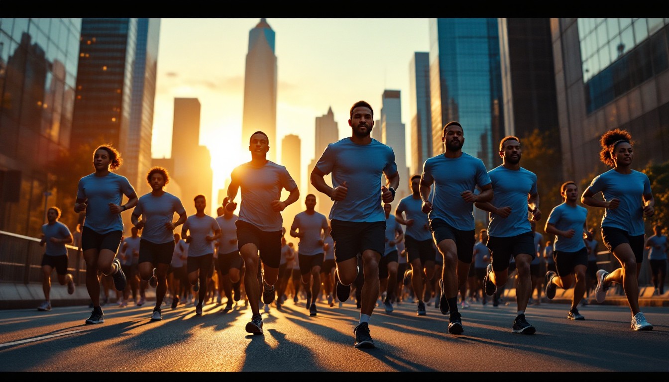 Sun Rise Run Free Urban Sunrise Run Image - Runners, Marathon, Sunrise | Download at ...