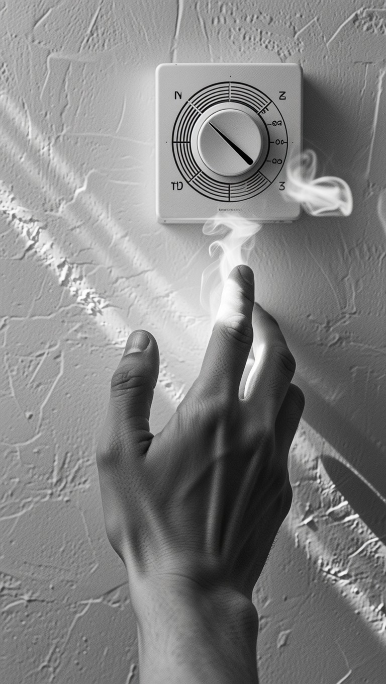 Free Adjusting Temperature Control Image - Thermostat, Hand ...