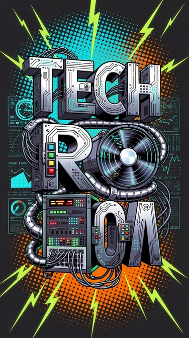 Tech 3 Typography Free Tech Room Typography Image - Typography, Illustration, 3d ...