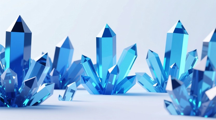 Free Crystalline Blue Geometry Image - Crystal, Blue, Translucent ...