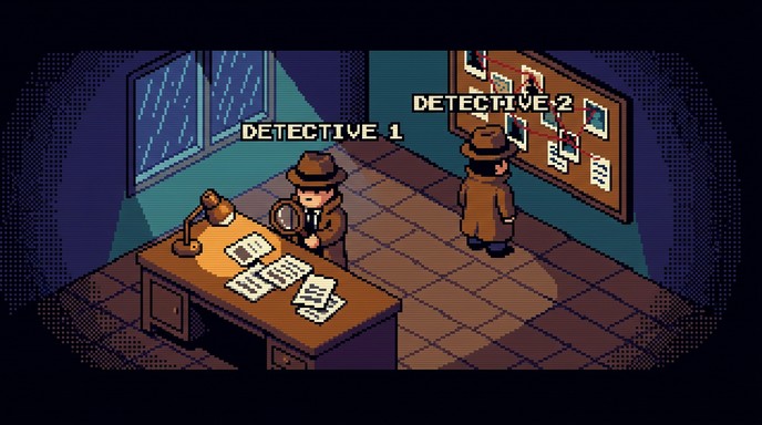 Free Detective Pixel Mystery Image - Detective, Magnifying, Pixel ...