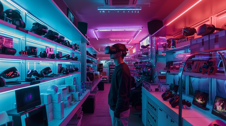 Free Futuristic Electronic Shop Image | Download at StockCake
