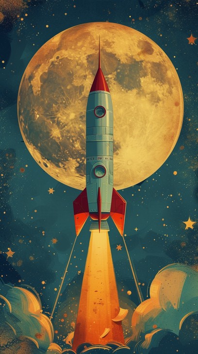 Free Lunar Rocket Launch Image - Rocket, Launch, Moon | Download at ...