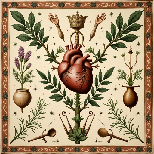 Download Botanical Heart Illustration Image - Heart, Botanical ...