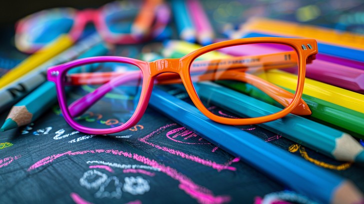 Free Colorful study tools Image - Colorful, Glasses, Pencils | Download ...