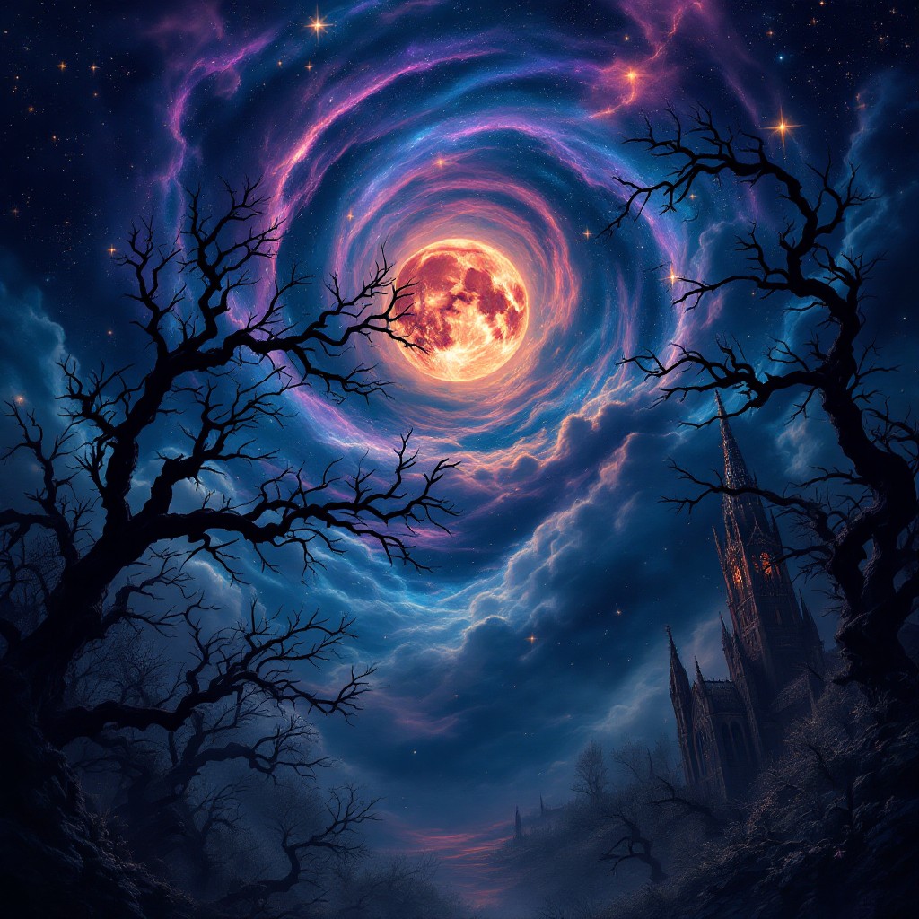 Free Gothic Moon Rising Image - Gothic, Moon, Cathedral | Download at ...