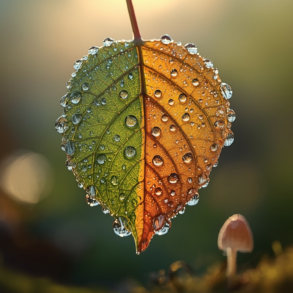 Free Dew-Kissed Autumn Leaf Image - Autumn, Leaf, Dew | Download at ...