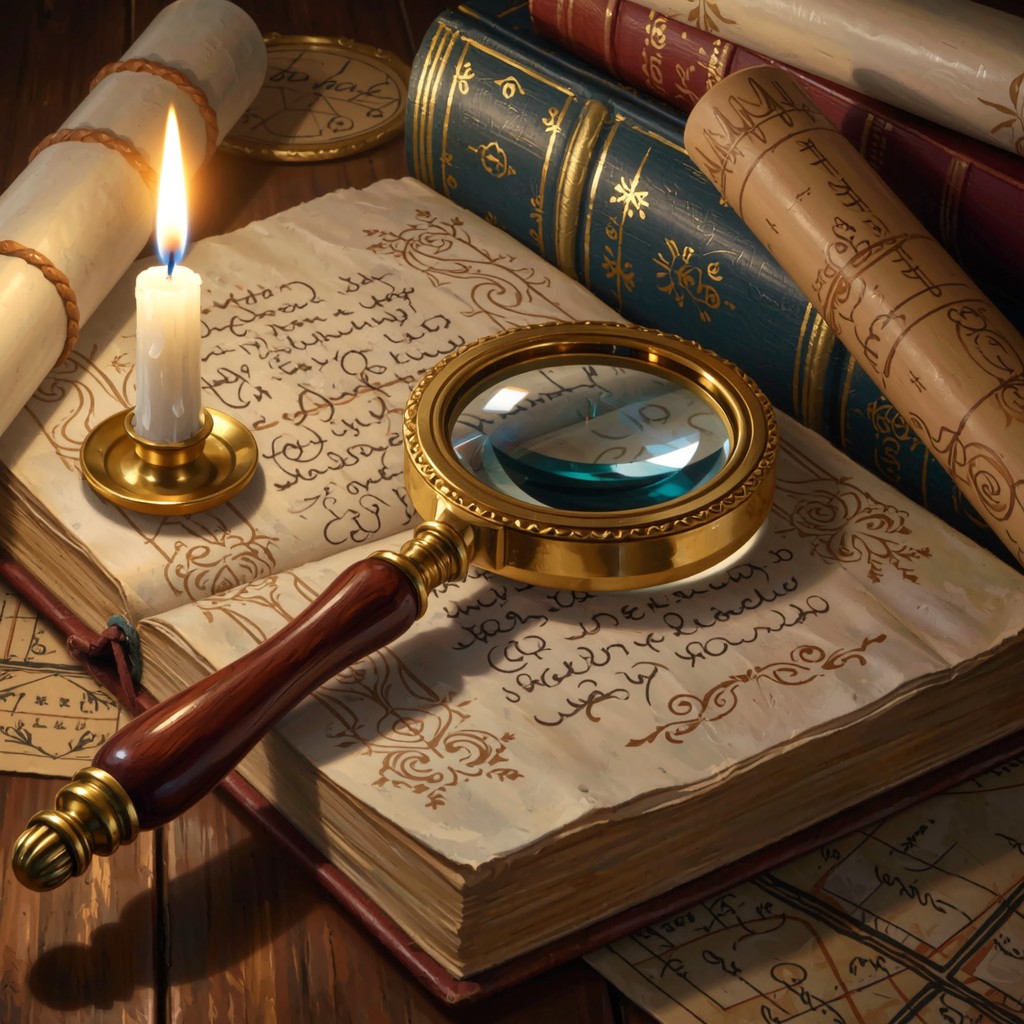 Free Discovering Hidden Secrets Photo - Magnifying, Manuscript, Antique ...