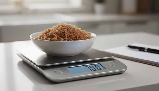 Free Measuring Brown Rice Image - Kitchen, Scale, Rice | Download at ...