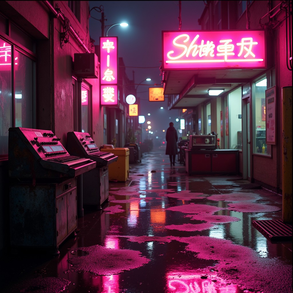 Free Neon Rainy Alley Image - Cyberpunk, Neon, Rainy | Download at ...