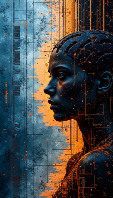 Free Digital identity fusion Image - Cybernetic, Profile, Digital ...