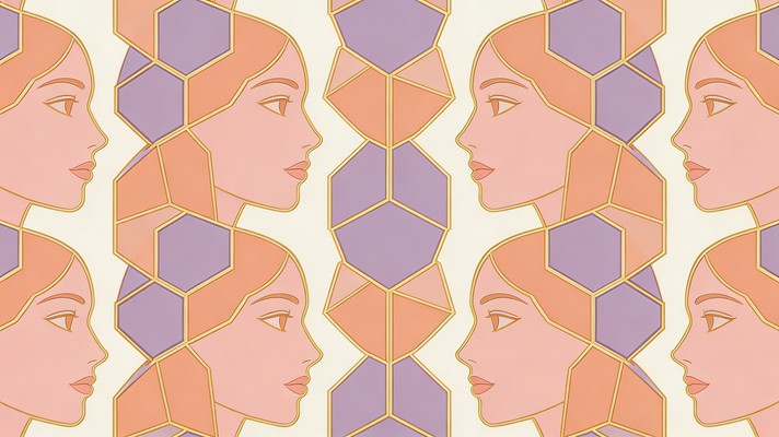 Free Geometric Feminine Beauty Image - Geometric, Pattern, Feminine ...