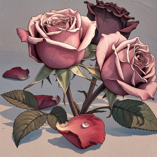 Free Fading Rose Beauty Image - Watercolor, Rose, Botanical | Download ...