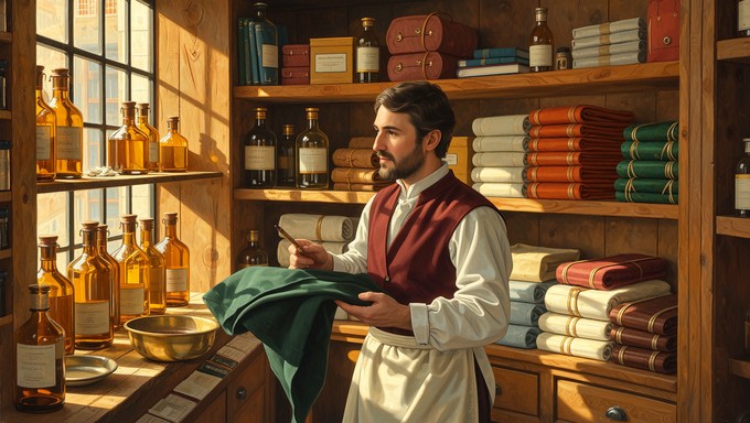 Good Merchant Free Merchant Examining Goods Image - Merchant, Shopkeeper, Apothecary ...