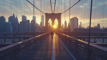 Free Sunset Bridge View Image - Sunset, Cityscape, Bridge | Download at ...