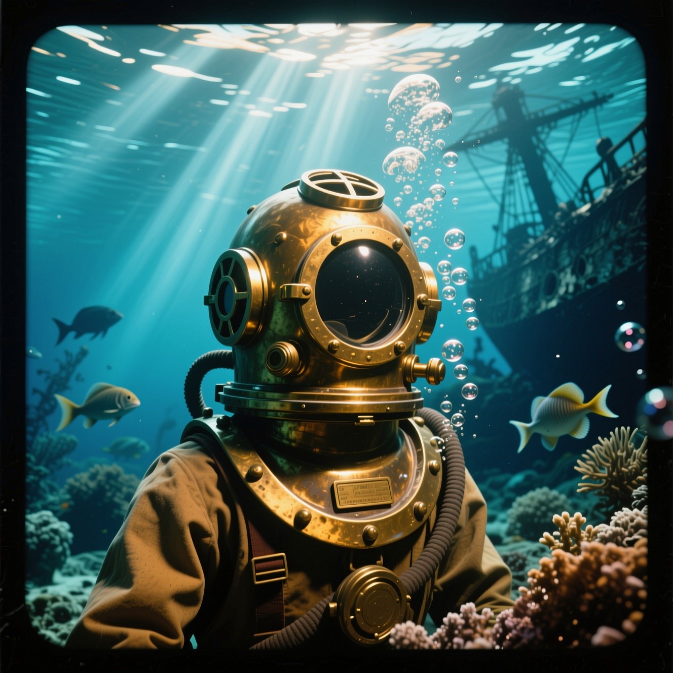 Free Deep Sea Explorer Image - Underwater, Vintage, Diver | Download at ...