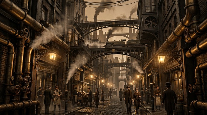 Free Steampunk Victorian Corridor Image - Steampunk, Victorian ...