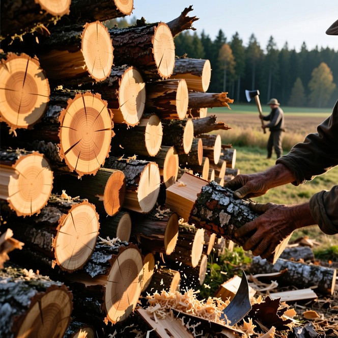Timber Stocktaking Free Timber Harvest Scene Image - Logging, Forestry, Workers | Download ...